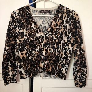 Leopard print Cardigan
